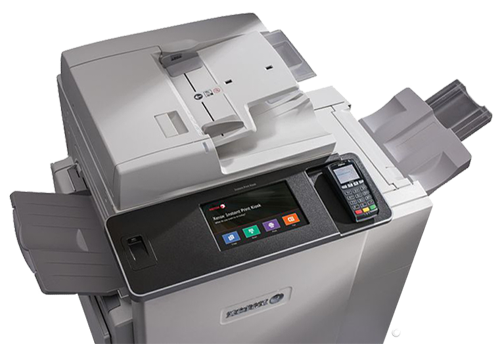 top view of machine, Instant Print Kiosk, Xerox, LSI, Logistical Support, Inc., Xerox, HP, Oregon, Copier, Printer, MFP, Sales, Service, Supplies