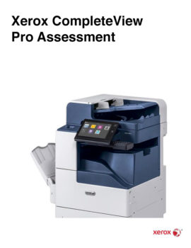 CompleteView Pro Assessment PDF, Xerox, LSI, Logistical Support, Inc., Xerox, HP, Oregon, Copier, Printer, MFP, Sales, Service, Supplies